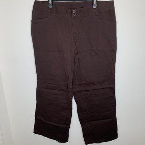 Lane Bryant Womens Plus Size 18 Brown Casual Pants